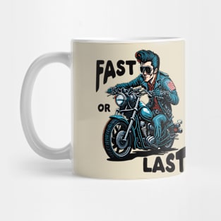 Fast or last motorbike Mug